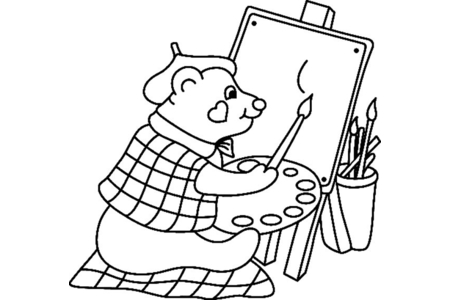 Dibujos para imprimir : Osito 064 – 10 Doigts