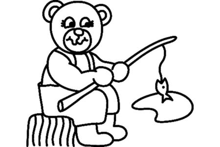 Dibujos para imprimir : Osito 076 – 10 Doigts