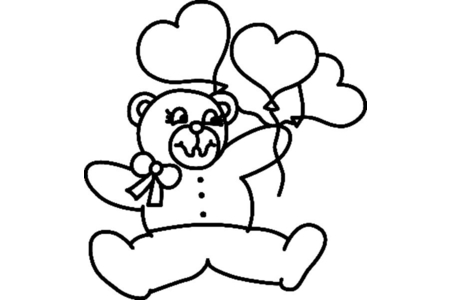 Dibujos para imprimir : Osito 079 – 10 Doigts