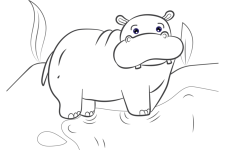 Printable coloring pages: Jungle animals10 – 10 Doigts