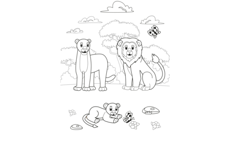 Dibujos para imprimir : Animales-selva15 – 10 Doigts
