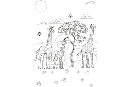 Dibujos para imprimir : Animales-selva18 – 10 Doigts