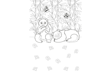 Printable coloring pages: Jungle-animals19 – 10 Doigts