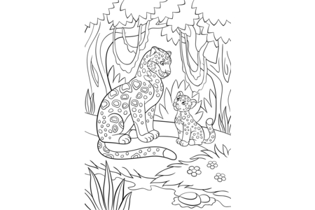 Dibujos para imprimir : Animales-selva6 – 10 Doigts