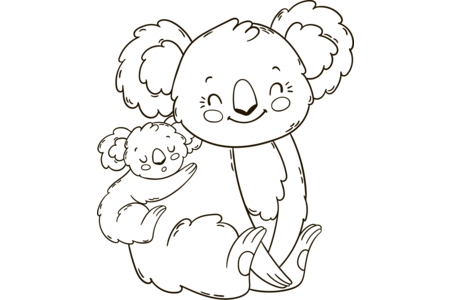 Printable coloring pages: Jungle animals9 – 10 Doigts