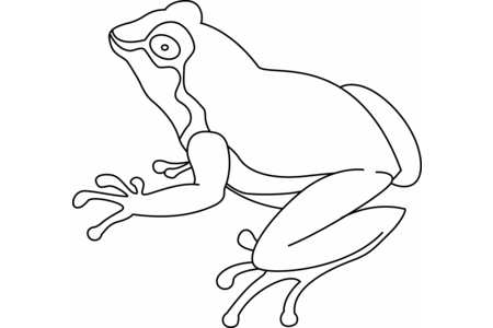 Dibujos para imprimir : Rana 07 – 10 Doigts