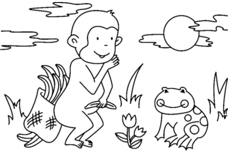 Dibujos para imprimir : Mono09 – 10 Doigts
