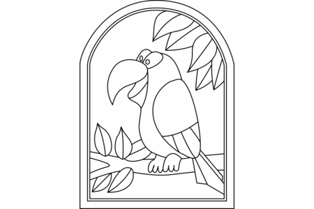 Dibujos para imprimir : Tucán01 – 10 Doigts