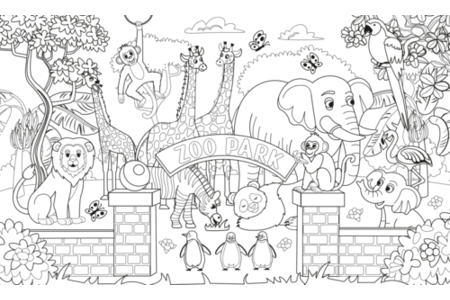 Dibujos para imprimir : Animales-sabana11 – 10doigts