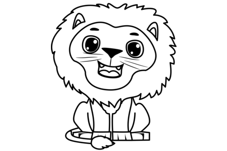 Dibujos para imprimir : Animales-sabana5 – 10doigts
