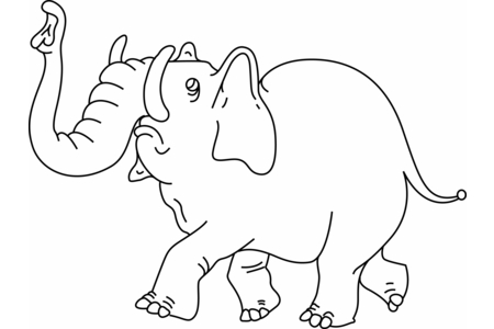 Printable coloring pages: Elephant13 – 10doigts
