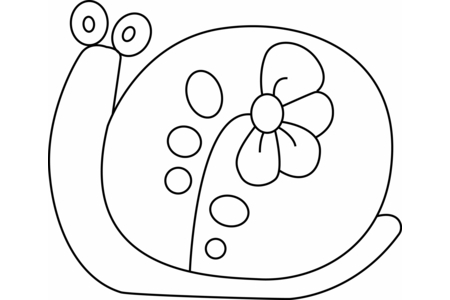Dibujos para imprimir : Caracol 03 – 10 Doigts