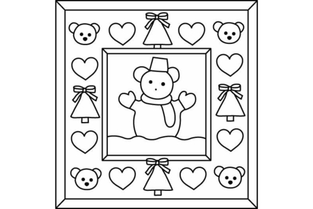 Dibujos para imprimir : Oso 02 – 10 Doigts