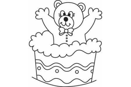 Dibujos para imprimir : Osito 11 – 10 Doigts