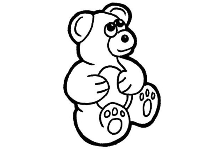 Dibujos para imprimir : Osito 18 – 10 Doigts