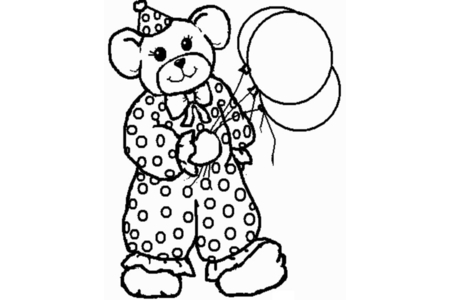 Dibujos para imprimir : Osito 19 – 10 Doigts