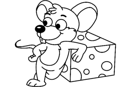 Dibujos para imprimir : Ratón 05 – 10 Doigts