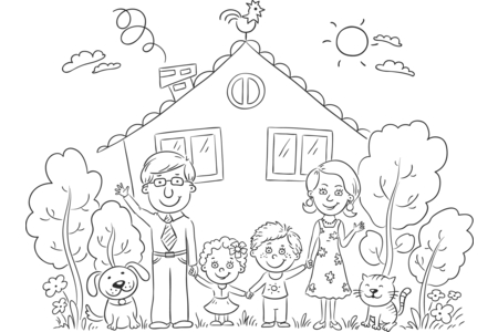 Dibujos para imprimir : Animales domésticos2 – 10 Doigts