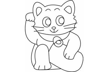Dibujos para imprimir : Gato 09 – 10 Doigts