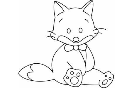 Dibujos para imprimir : Gato 10 – 10 Doigts