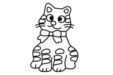 Dibujos para imprimir : Gato 18 – 10 Doigts