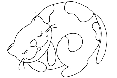 Dibujos para imprimir : Gato 33 – 10 Doigts