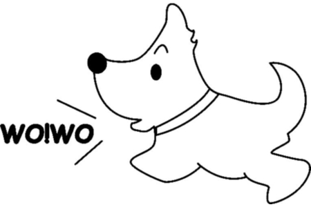 Dibujos para imprimir : Perro 03 – 10 Doigts