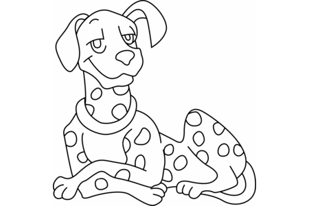 Dibujos para imprimir : Perro 16 – 10 Doigts