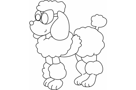 Dibujos para imprimir : Perro 18 – 10 Doigts