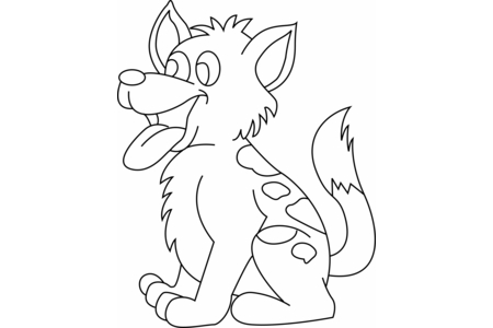 Dibujos para imprimir : Perro 21 – 10 Doigts