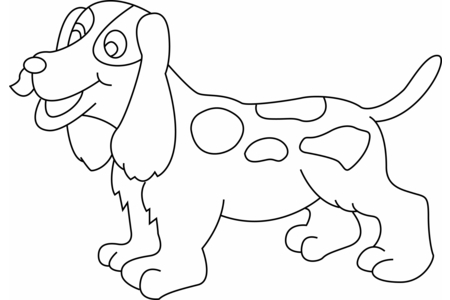 Dibujos para imprimir : Perro 22 – 10 Doigts