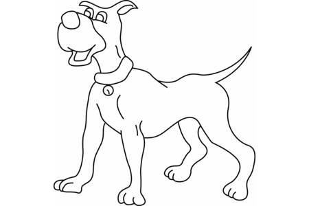 Dibujos para imprimir : Perro 23 – 10 Doigts