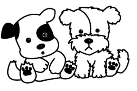 Dibujos para imprimir : Perro 24 – 10 Doigts