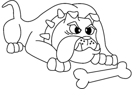 Dibujos para imprimir : Perro 26 – 10 Doigts