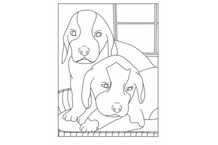Dibujos para imprimir : Perro 28 – 10 Doigts