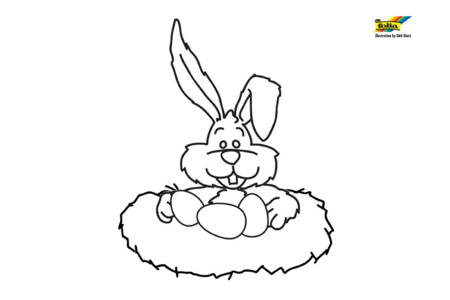 Printable coloring pages: Rabbit 69 – 10 Doigts