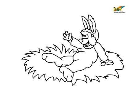 Dibujos para imprimir : Conejo 74 – 10 Doigts