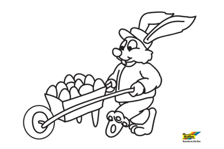 Printable coloring pages: Rabbit 77 – 10 Doigts