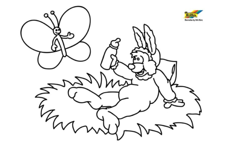 Dibujos para imprimir : Conejo 79 – 10 Doigts