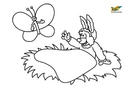 Dibujos para imprimir : Conejo 82 – 10 Doigts