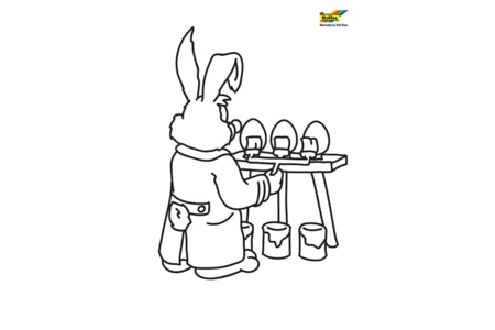 Printable coloring pages: Rabbit 83 – 10 Doigts