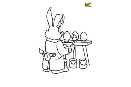 Dibujos para imprimir : Conejo n53 – 10 Doigts