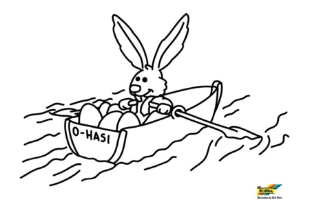 Dibujos para imprimir : Conejo n54 – 10 Doigts