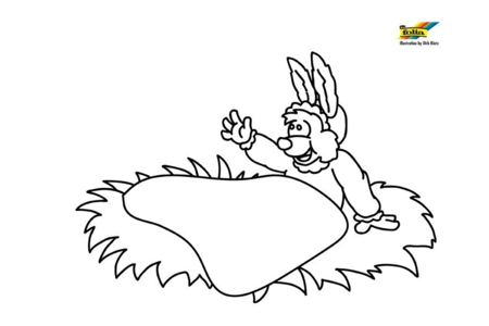 Dibujos para imprimir : Conejo n55 – 10 Doigts