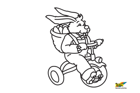 Dibujos para imprimir : Conejo n63 – 10 Doigts