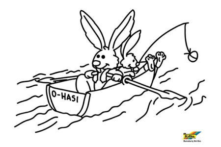 Dibujos para imprimir : Conejo n°86 – 10 Doigts