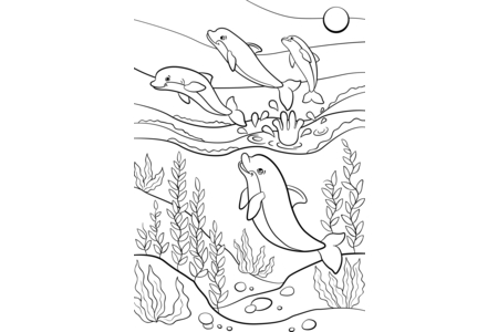 Printable coloring pages: Sea-animals4 – 10doigts