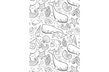 Dibujos para imprimir : Animales marinos5 – 10doigts