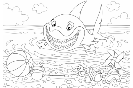 Printable coloring pages: Sea-animals7 – 10doigts