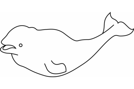 Dibujos para imprimir : Ballena 07 – 10doigts